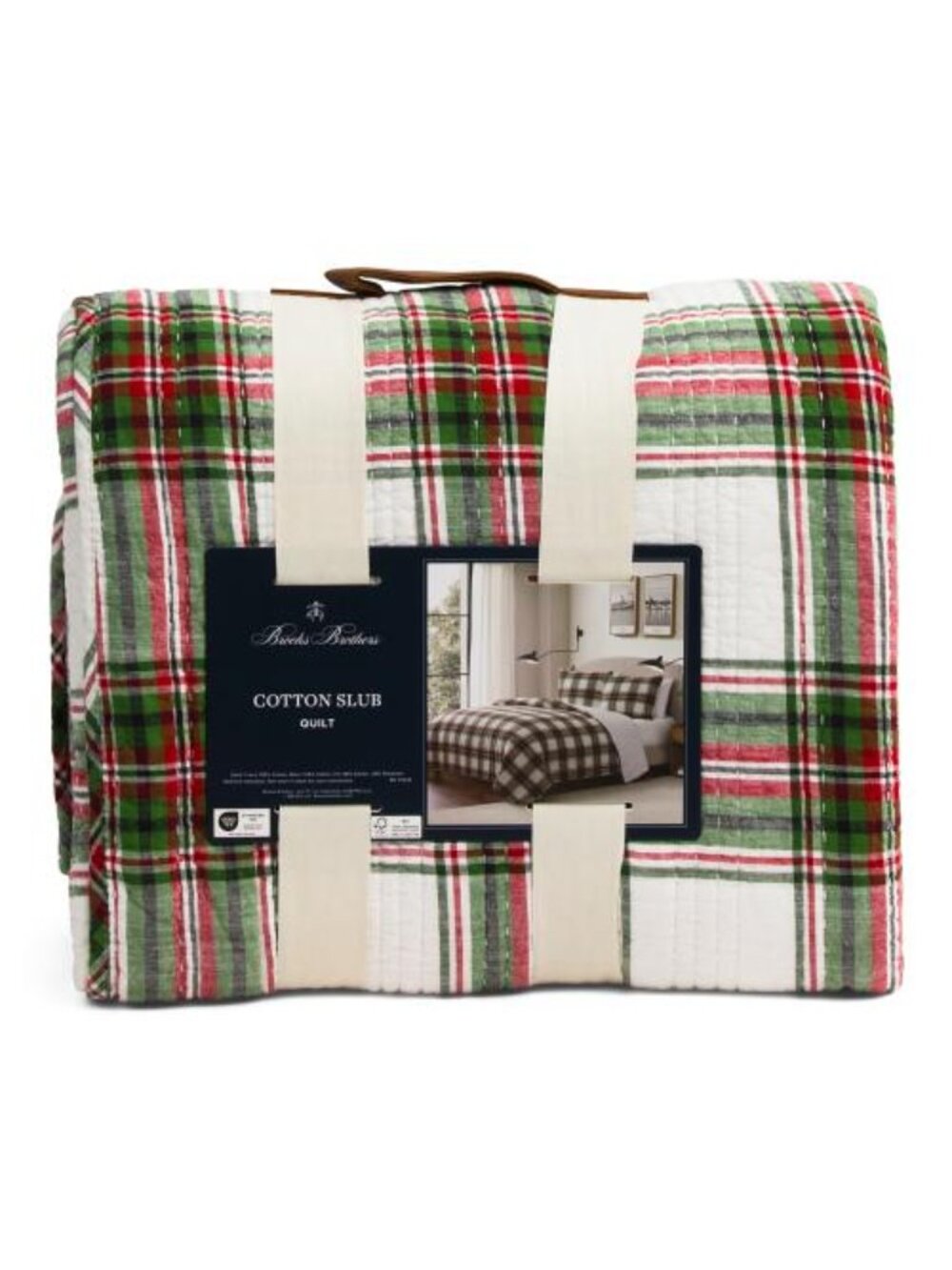 BROOKS BROTHERS Plaid Quilt